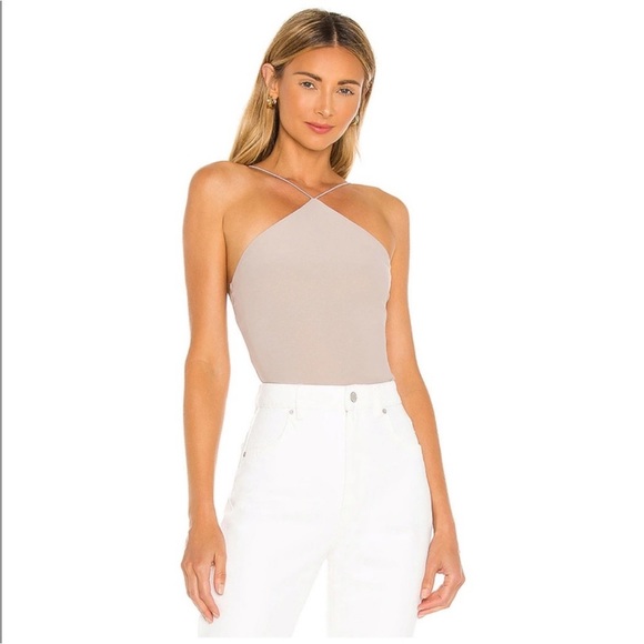 Revolve Alix Nyc Bates Bodysuit in Buff large - Picture 1 of 10